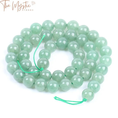 Green Aventurine Round Beads - Assorted Sizes