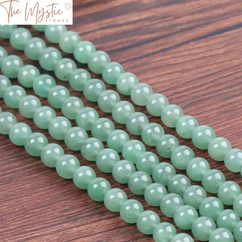 Green Aventurine Round Beads - Assorted Sizes