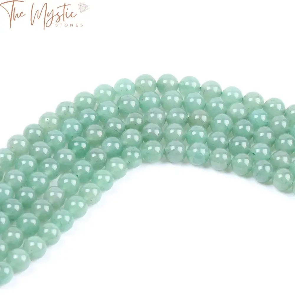 Green Aventurine Round Beads - Assorted Sizes