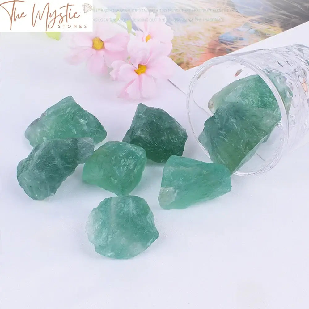 Green Fluorite Quartz Crystal Ornament