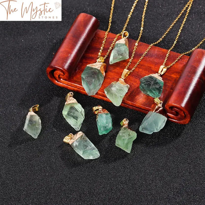 Green Fluorite Reiki Healing Pendant