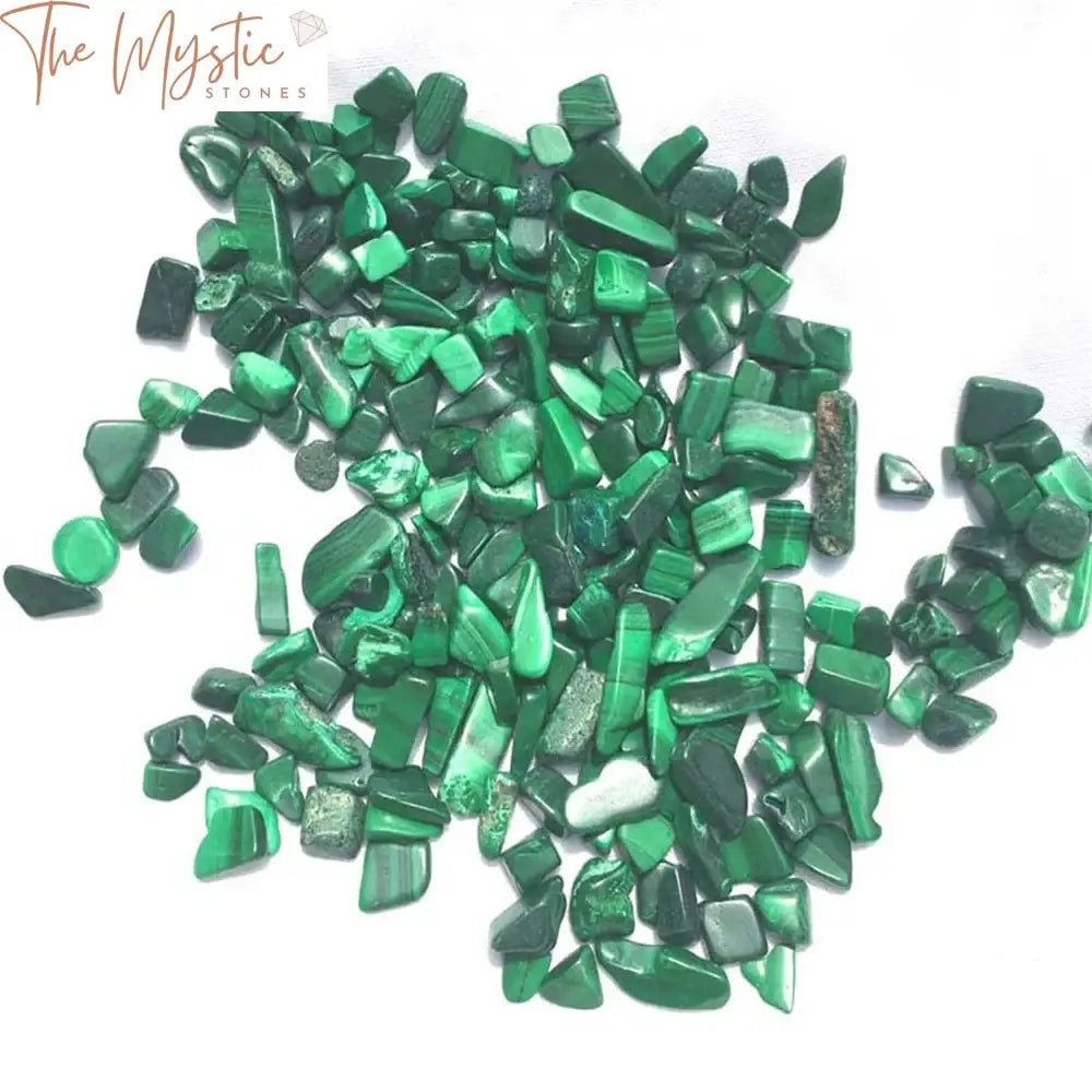 Green Malachite Rough Stone Gravel