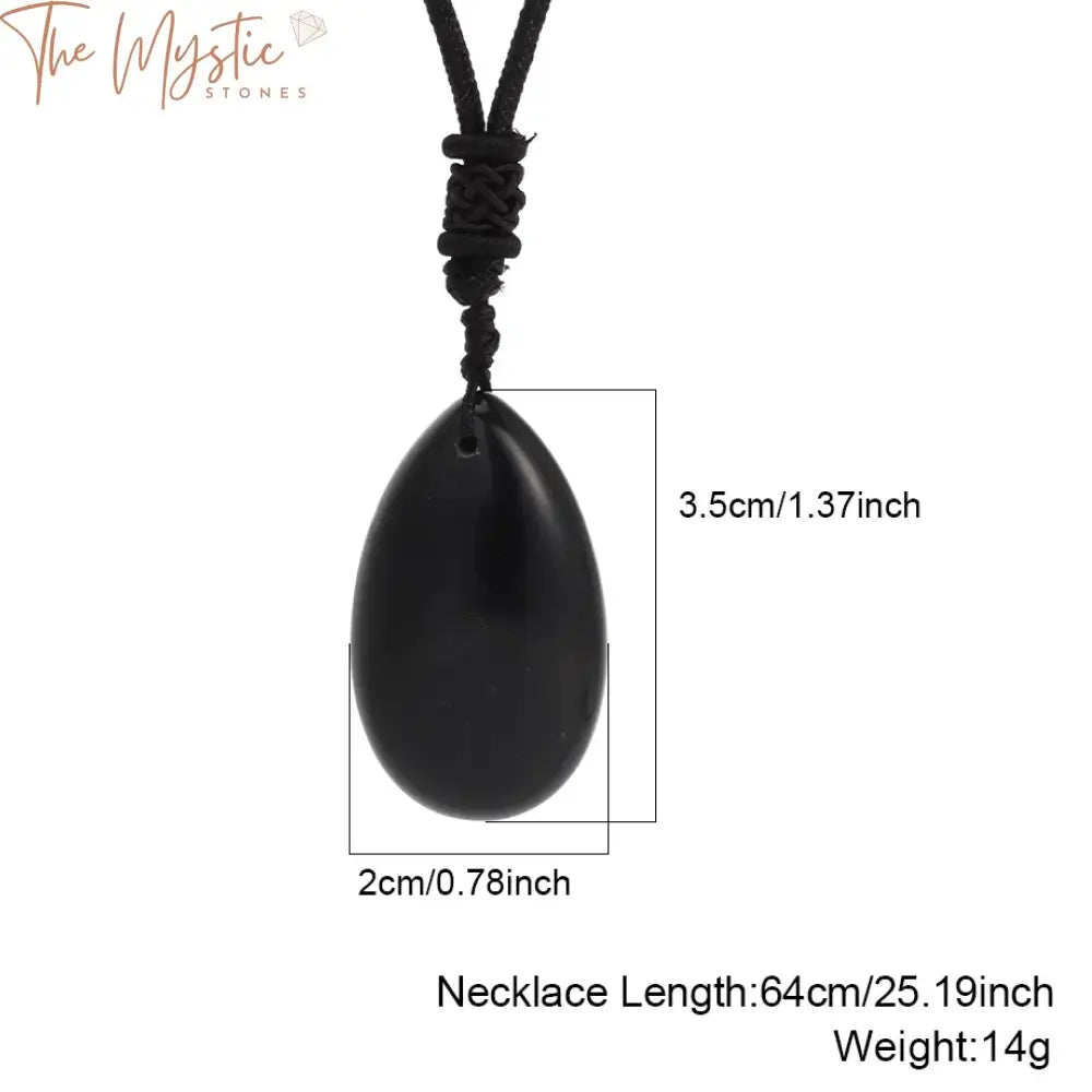 H433 Natural Stone Pendant Necklace