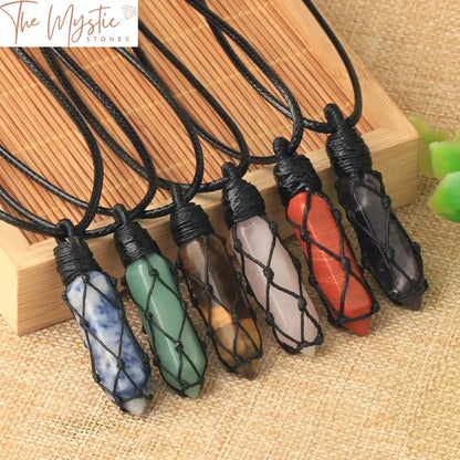 Healing Crystal Gemstone Pendants