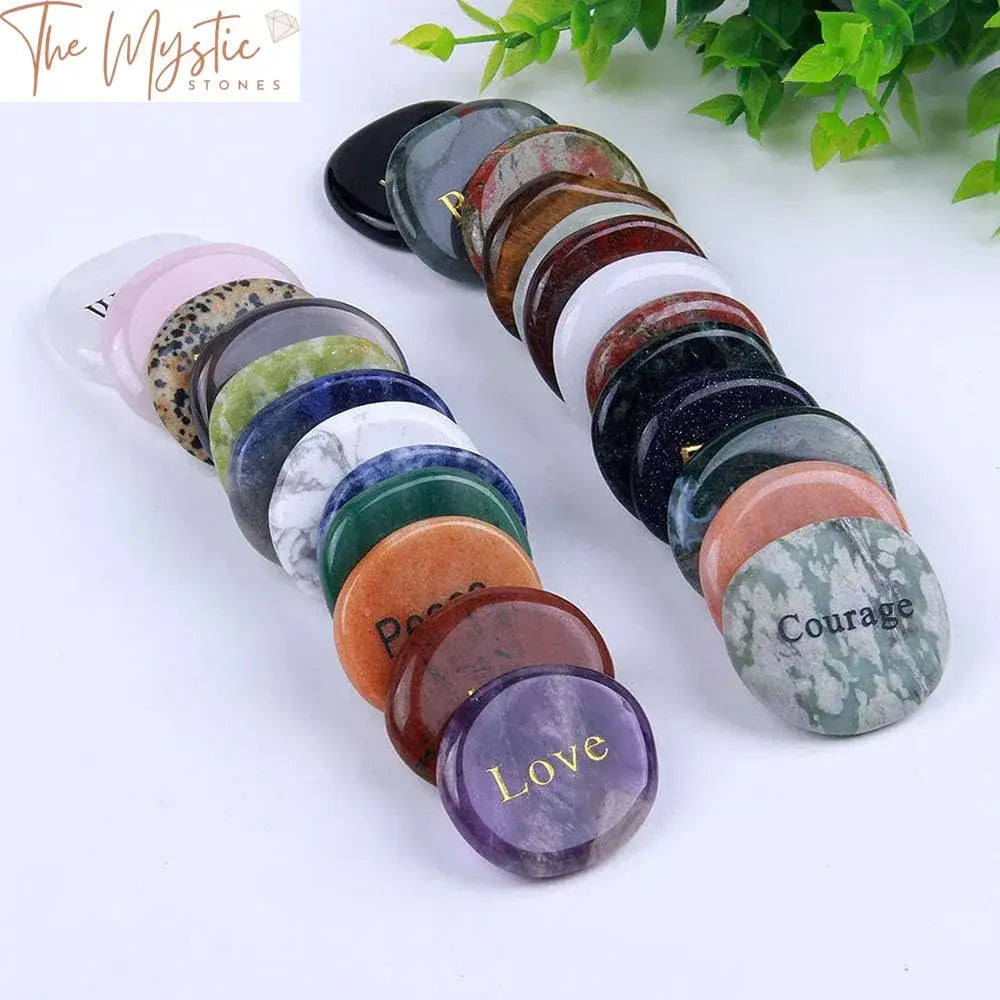 Healing Crystal Inspirational Stones Set