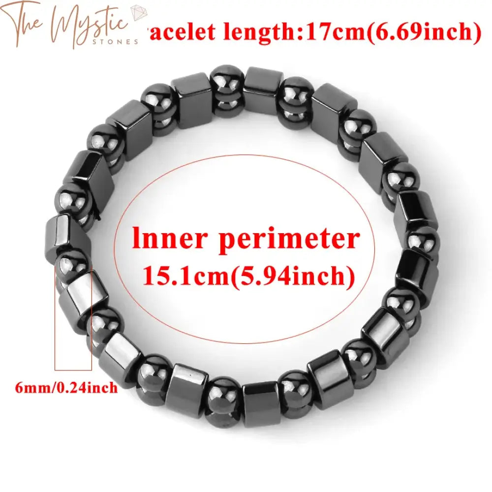 Hematite Magnetic Energy Bracelet