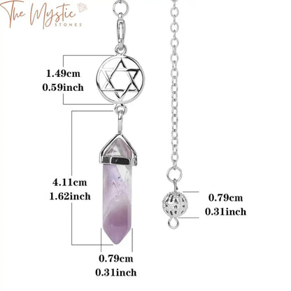 Hex Crystal Pendulum Pendant