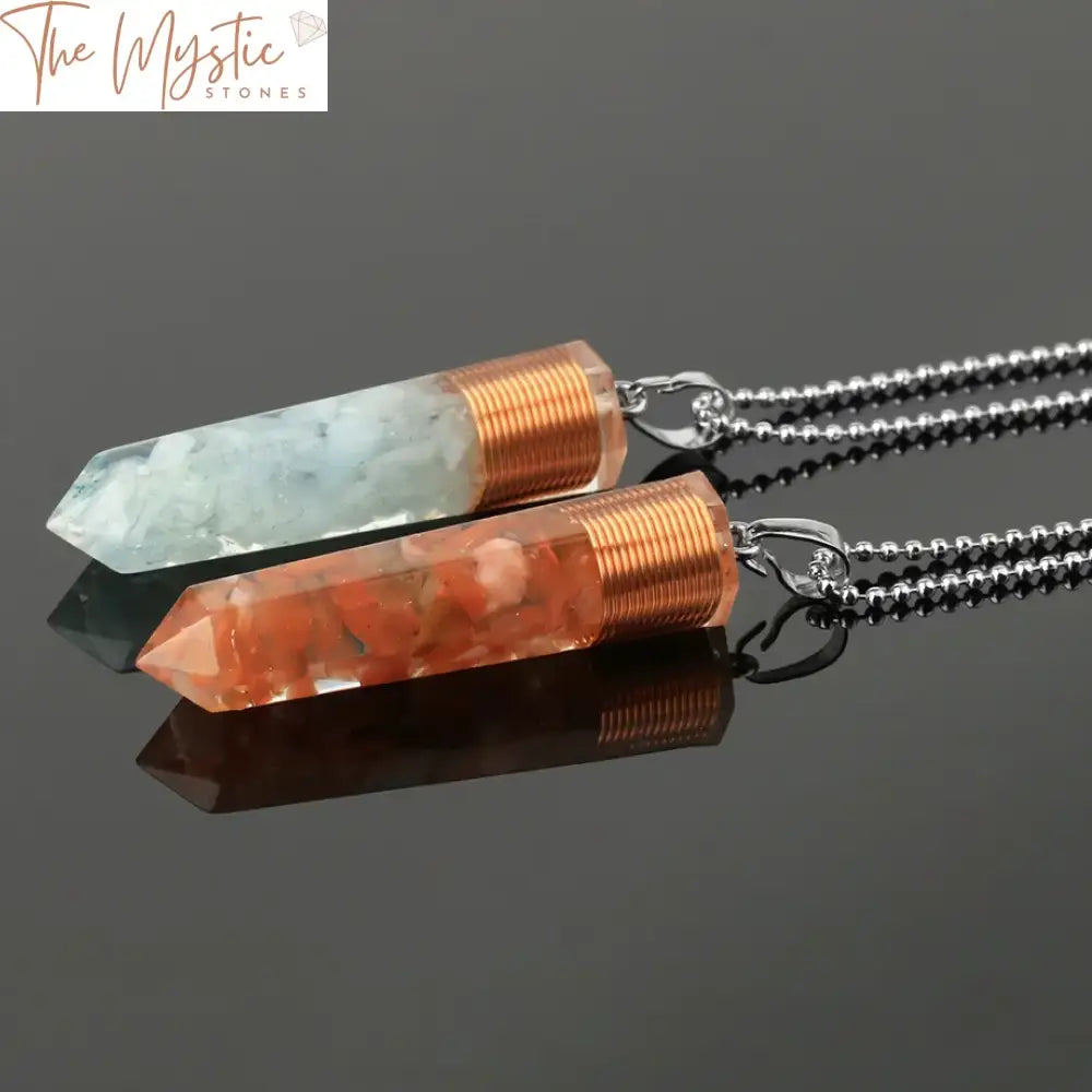 Hexagonal Column Energy Pendant