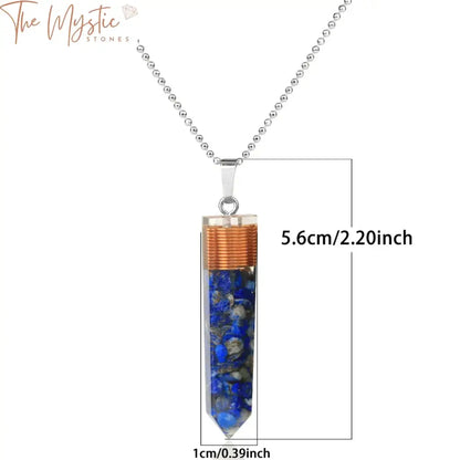 Hexagonal Column Energy Pendant