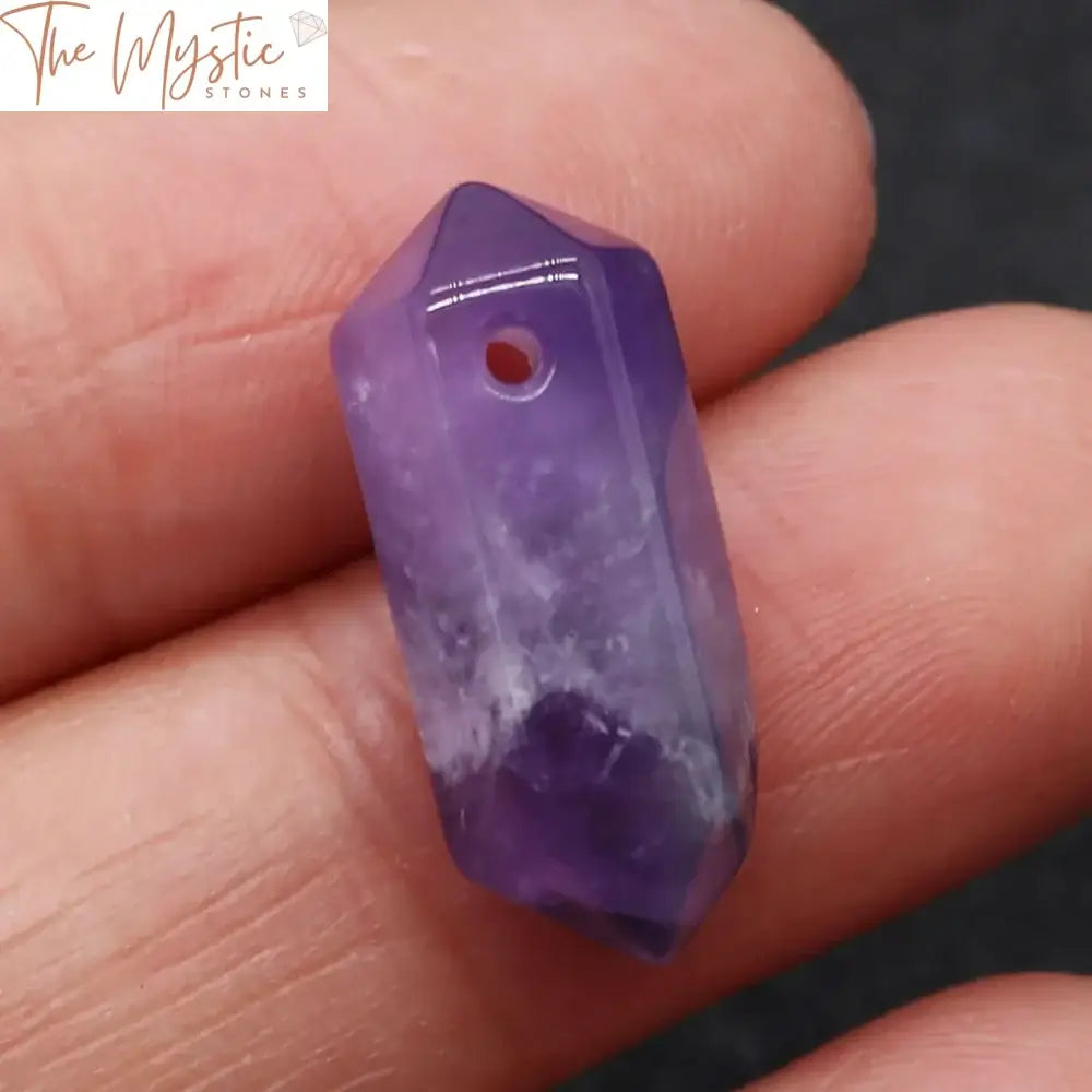 Hexagonal Crystal Point Wand With Chakra Healing