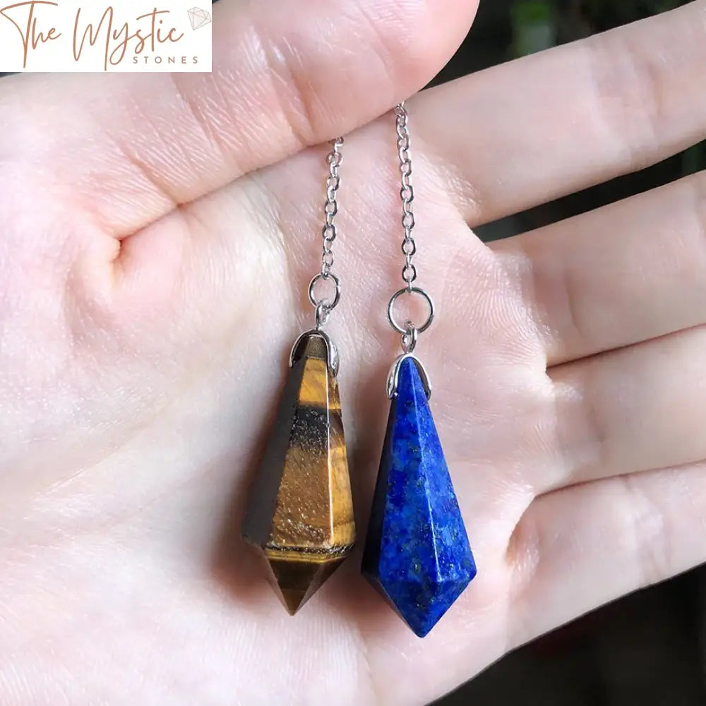 Hexagonal Quartz Healing Pendulum