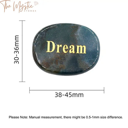 Inspirational Engraved Crystal Stones - Assorted