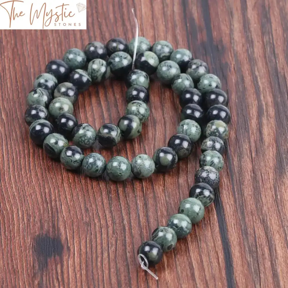 Kambaba Jasper Round Beads For Jewelry Making