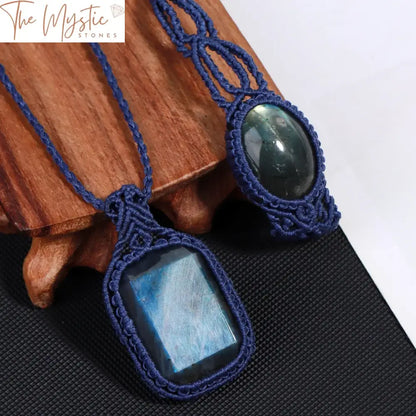 Labradorite Crystal Jewelry Set