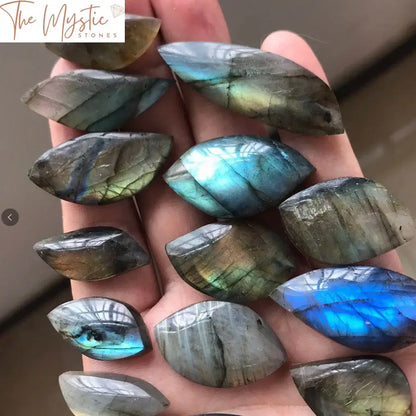 Labradorite Crystal Pendant Set - 10 Pcs