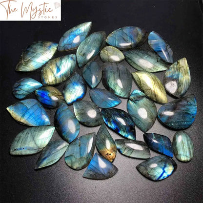 Labradorite Crystal Pendant Set - 10 Pcs