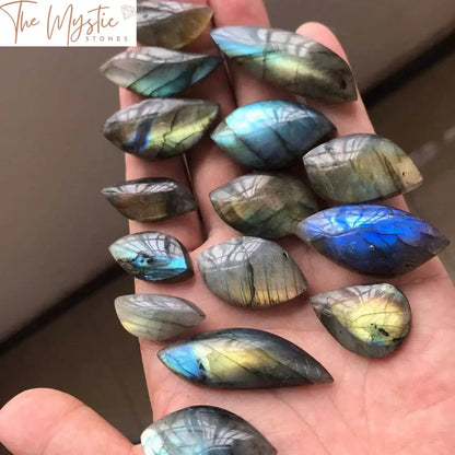 Labradorite Crystal Pendant Set - 10 Pcs