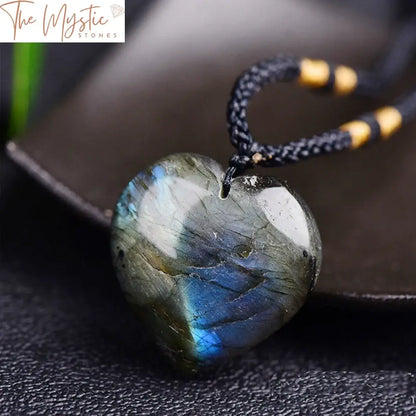 Labradorite Heart Pendant