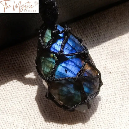 Labradorite Moonstone Healing Pendant