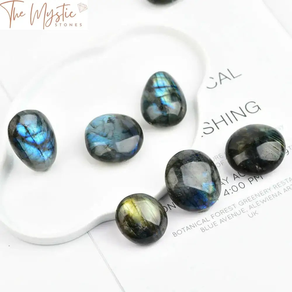 Labradorite Moonstone Polished Palm Stone 20-30Mm