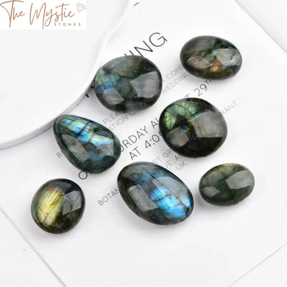 Labradorite Moonstone Polished Palm Stone 20-30Mm