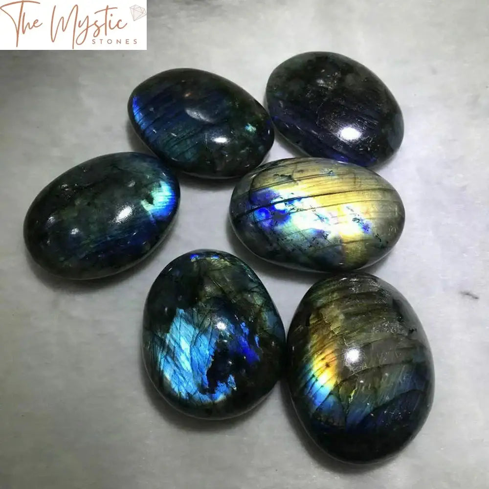 Labradorite Reiki Energy Palm Stone