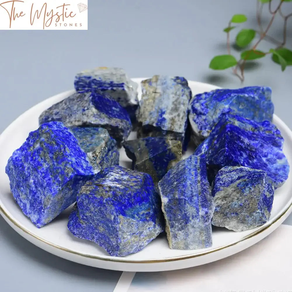 Lapis Lazuli Quartz Crystal Gemstone