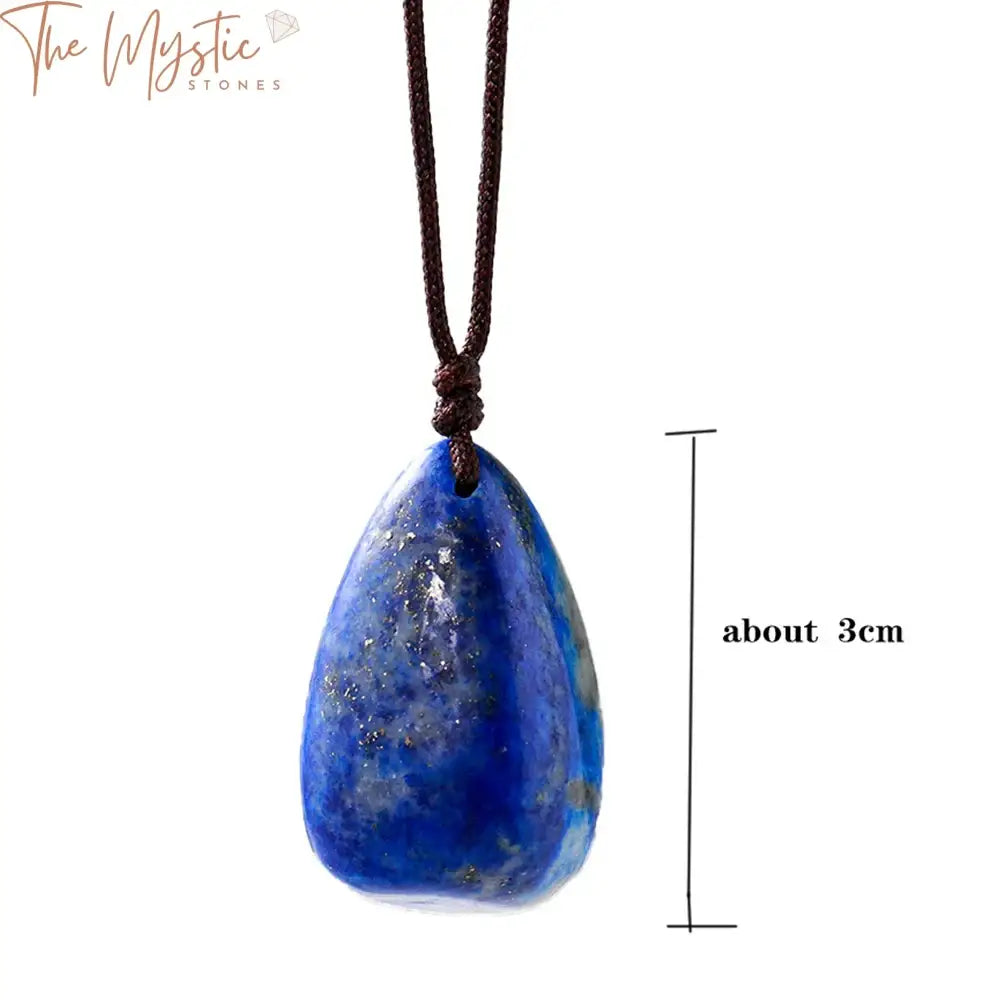 Lapis Lazuli Rough Stone Pendant