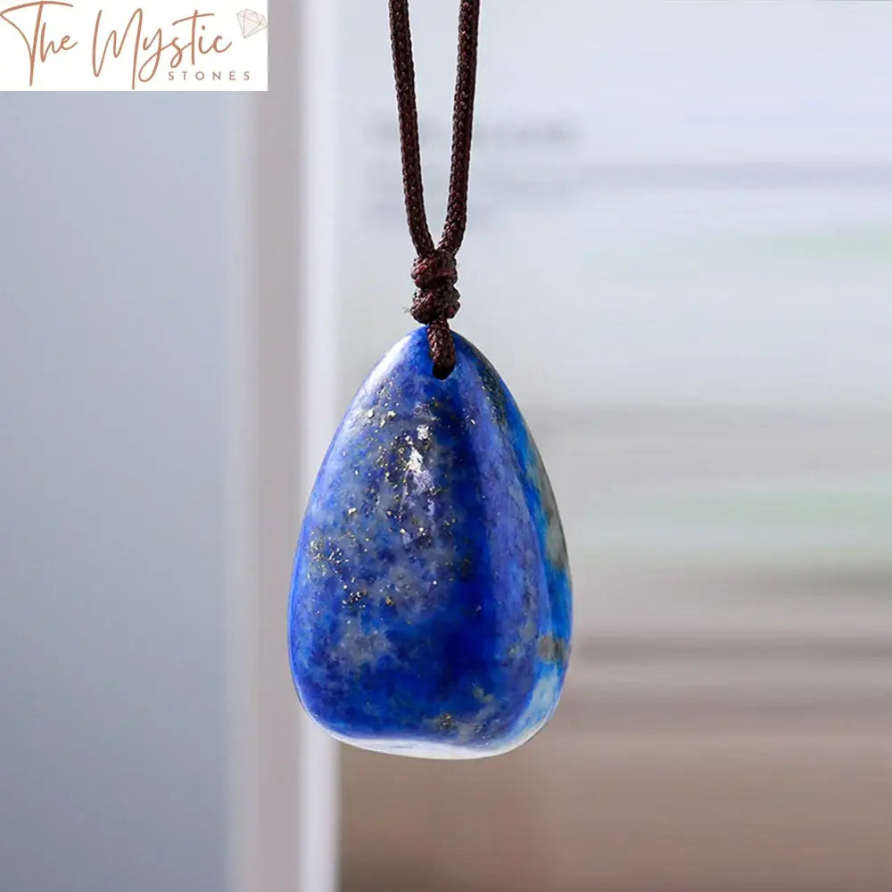 Lapis Lazuli Rough Stone Pendant