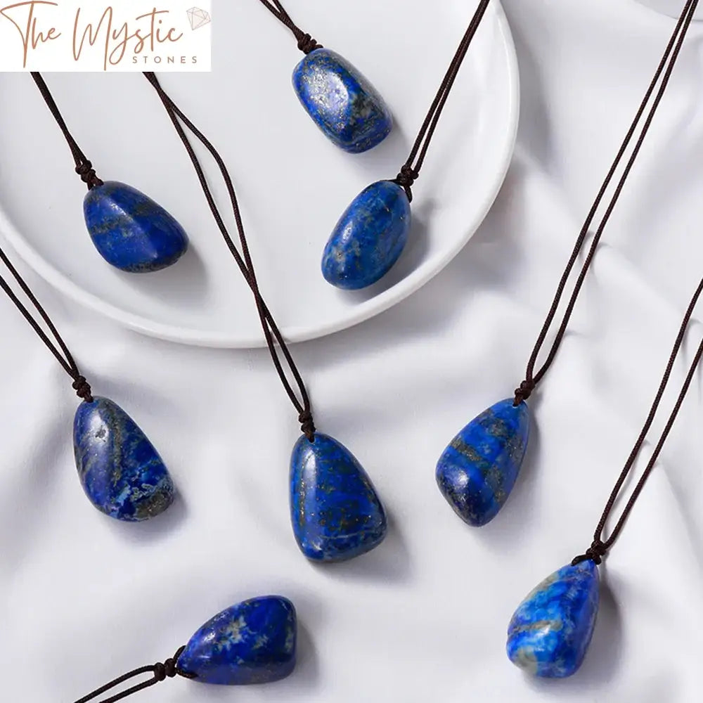 Lapis Lazuli Rough Stone Pendant