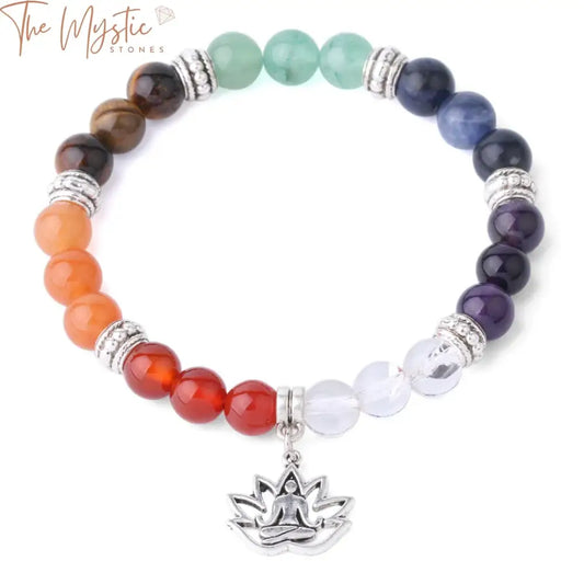 Lotus Chakra Stone Bracelet