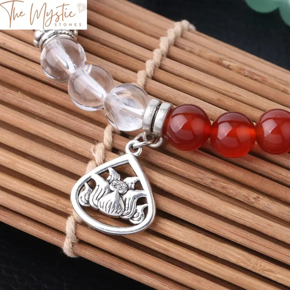 Lotus Chakra Stone Bracelet