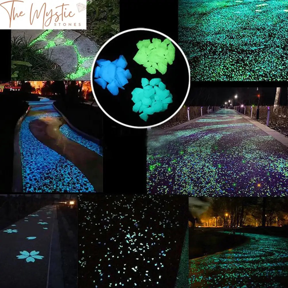 Luminous Fluorescent Garden Stones