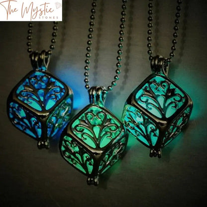 Luminous Wishing Tree Pendant