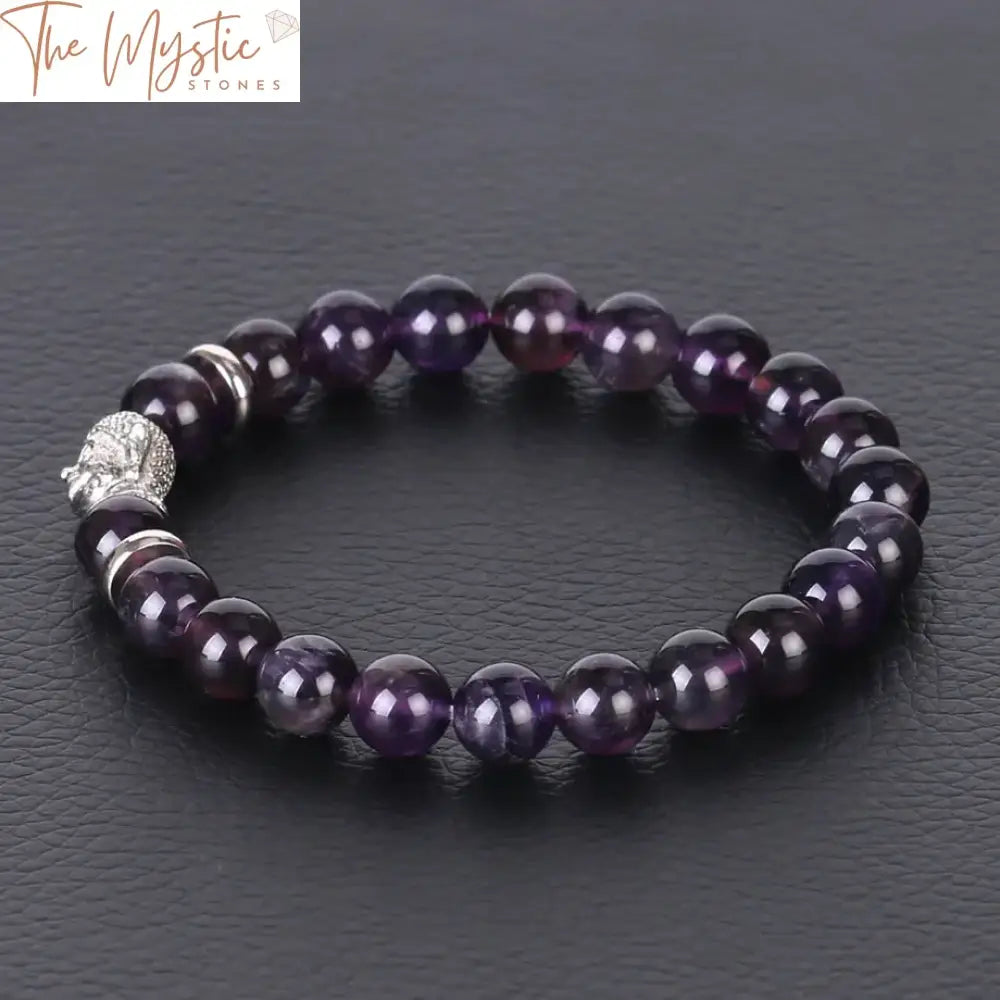 Men’s Natural Stone Mala Bracelet