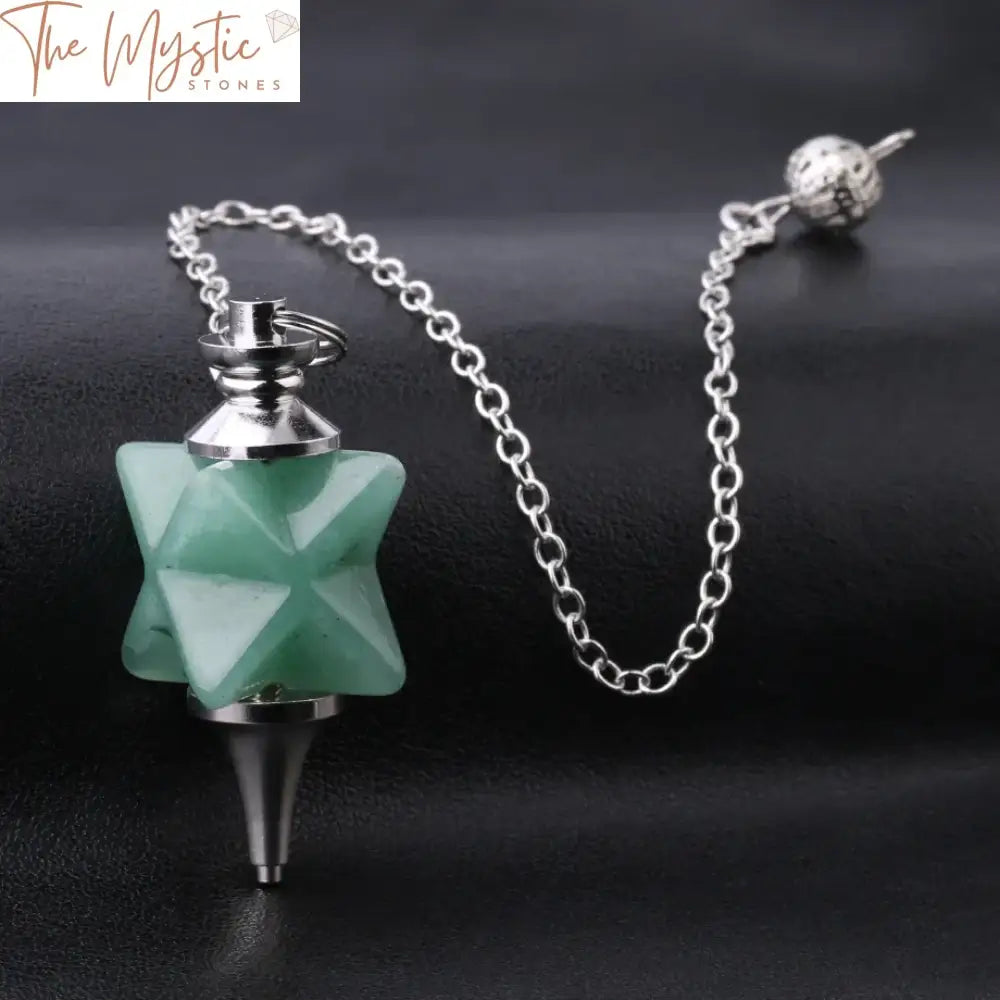 Merkaba Natural Stone Reiki Pendulum