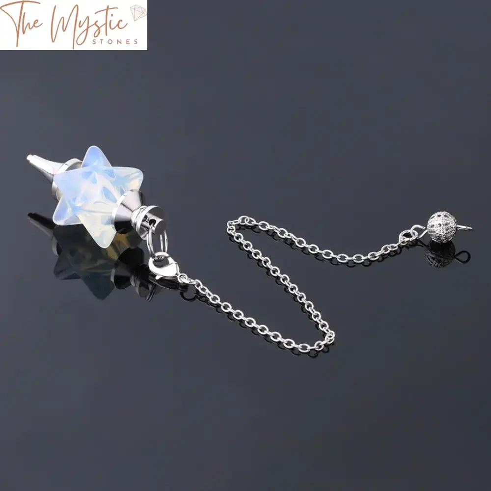 Merkaba Natural Stone Reiki Pendulum