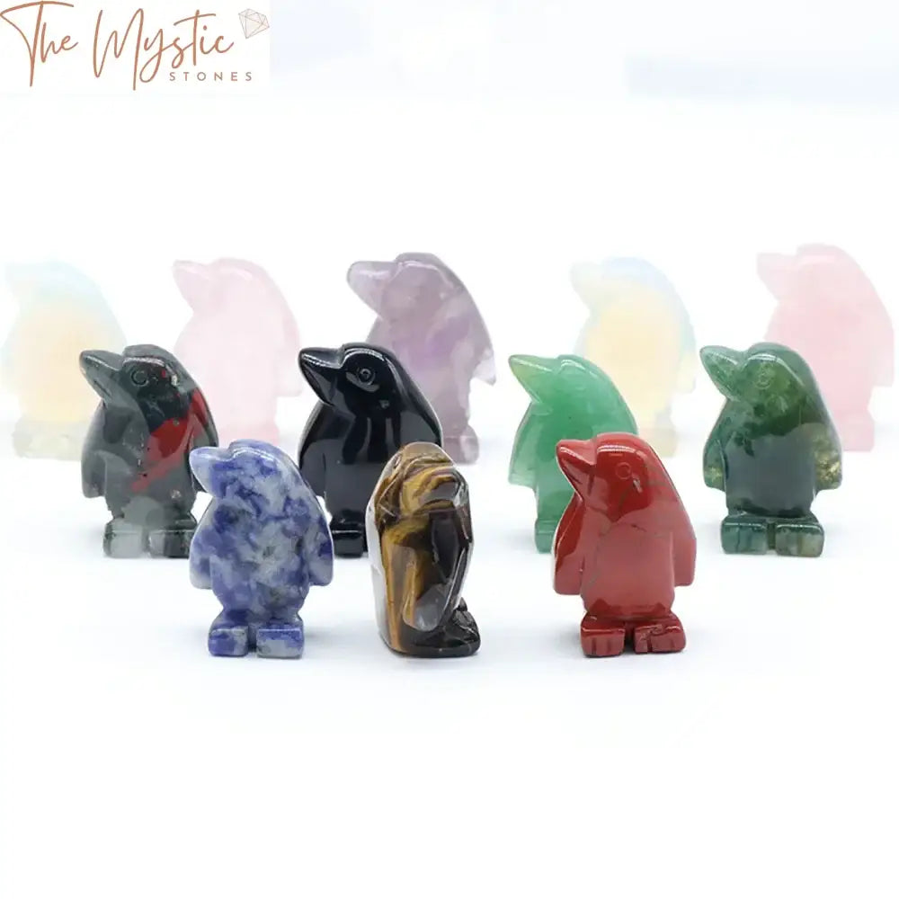 Mini Crystal Penguin Figurine