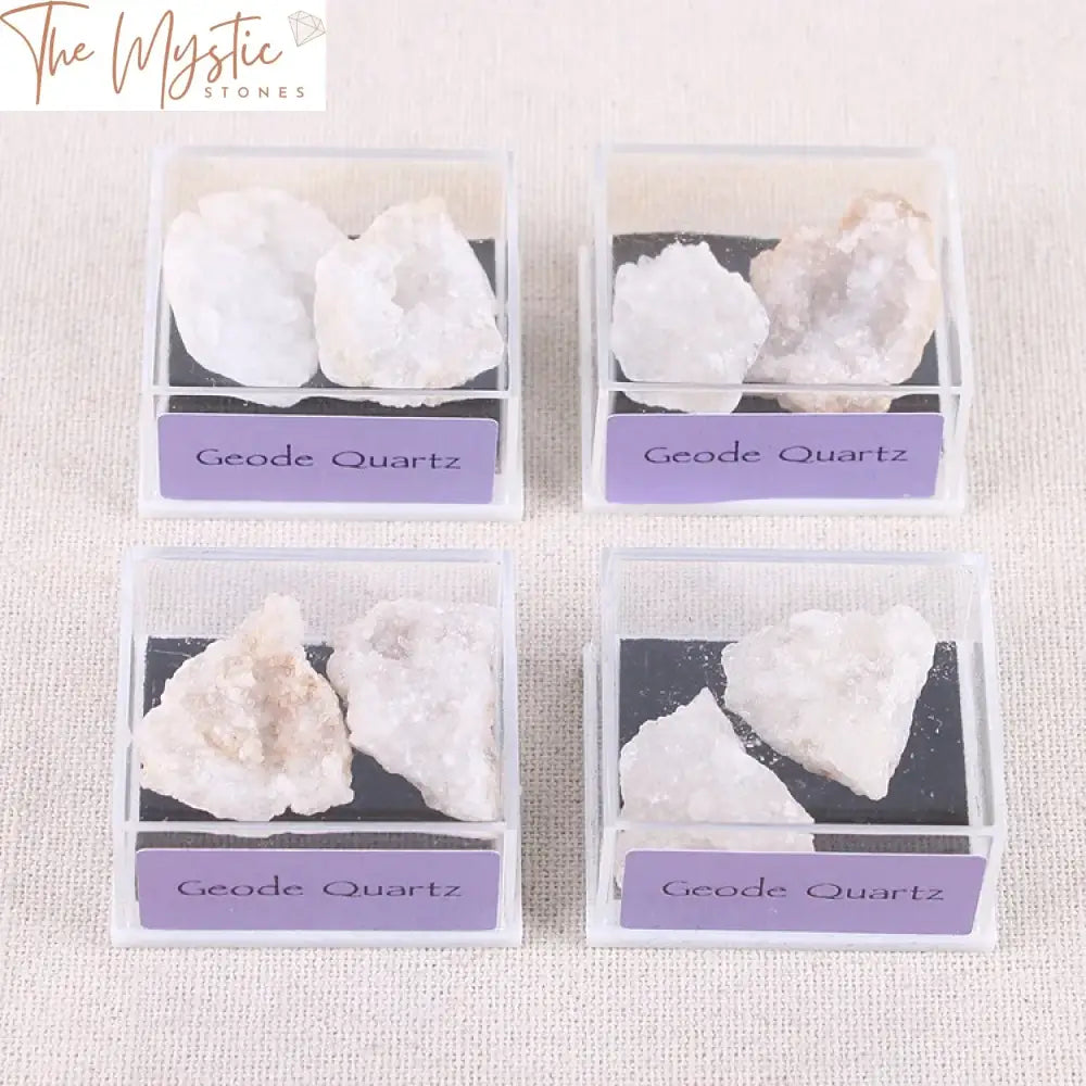 Mini Quartz Crystal Specimen Box