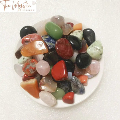 Mixed Gemstone Polishing Tumbled Stones Bulk 15-20Mm