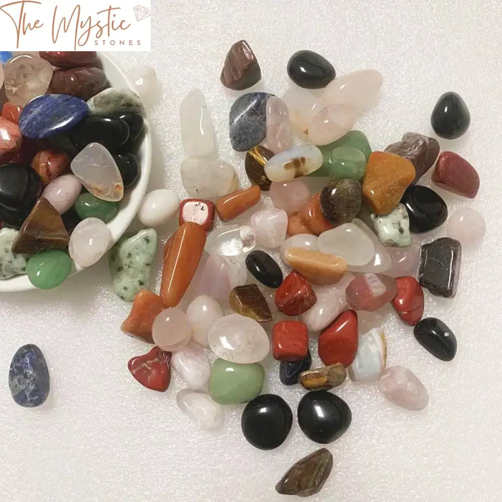 Mixed Gemstone Polishing Tumbled Stones Bulk 15-20Mm