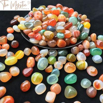 Mixed Polished Agate Gemstone Assortment