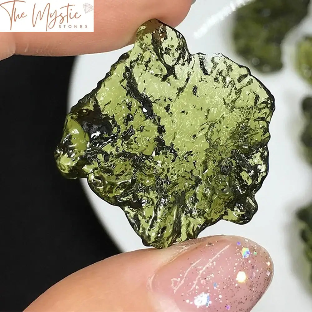 Moldavite Aerolite Glass Crystal Pendant