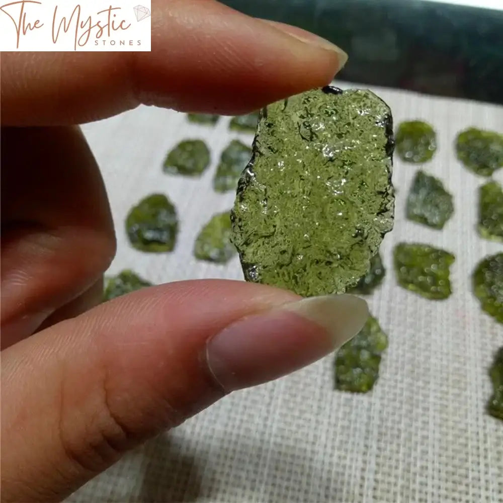 Moldavite Aerolite Glass Crystal Pendant