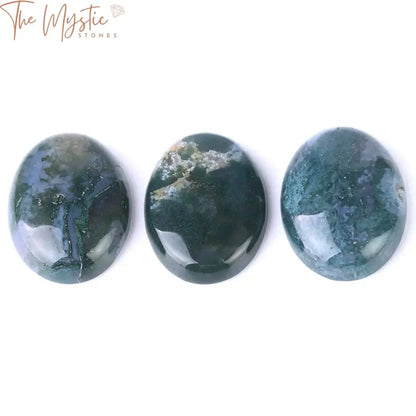 Moss Grass Agate Cabochon