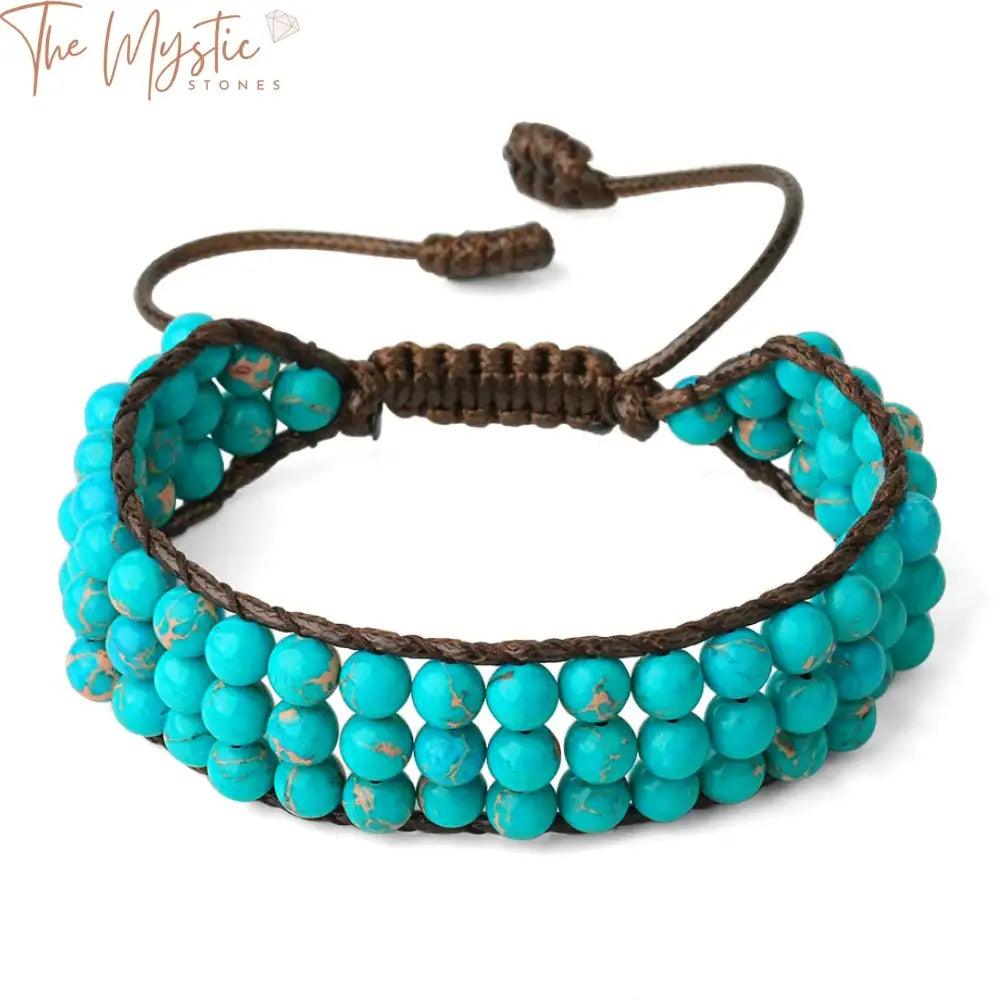 Multilayer Natural Stone Wrap Bracelet