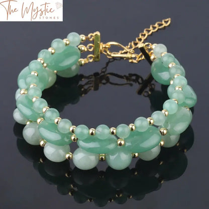 Multilayer Oval Stone Yoga Bracelet