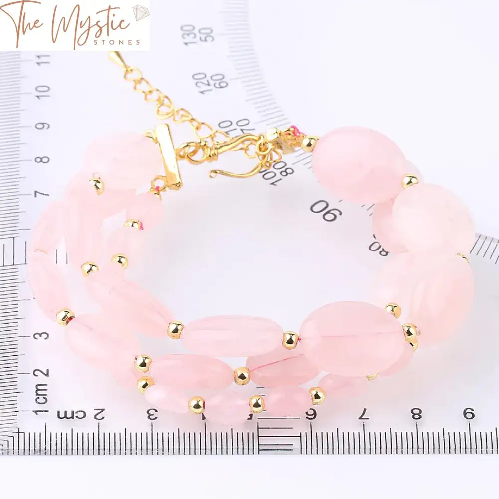 Multilayer Oval Stone Yoga Bracelet