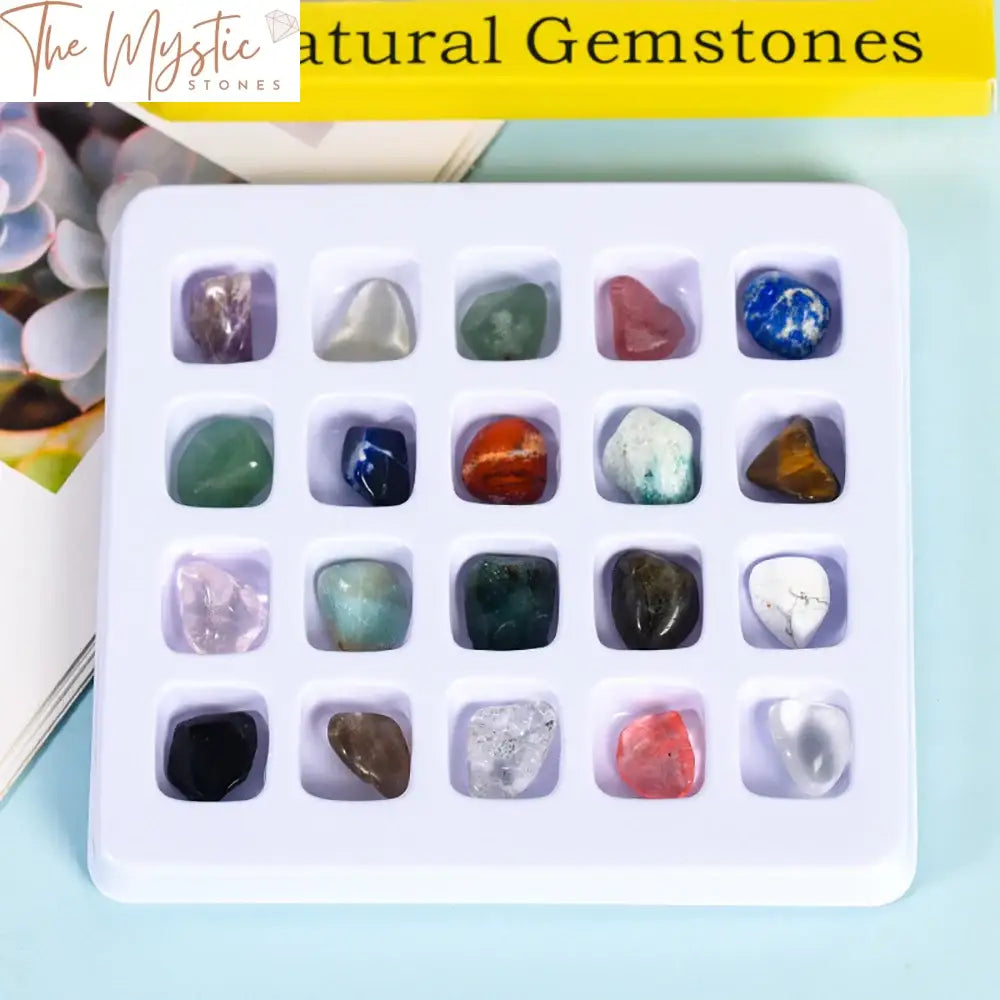 Natural Crystal & Gemstone Collection - 20 Piece Set