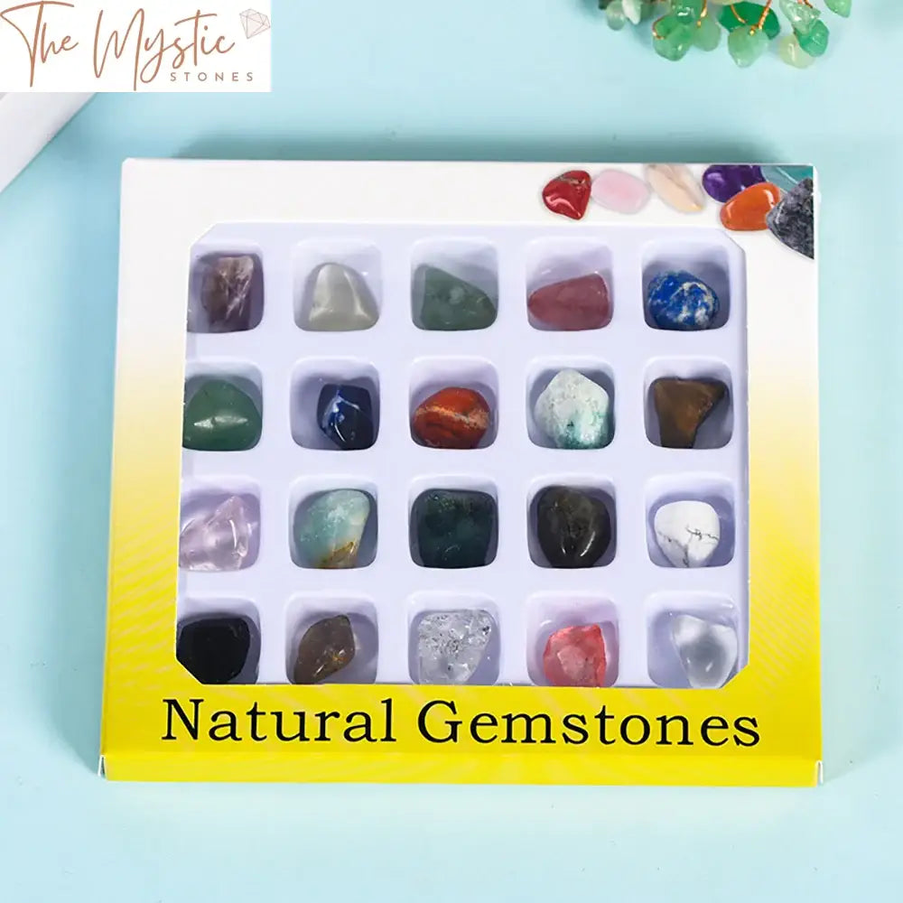 Natural Crystal & Gemstone Collection - 20 Piece Set